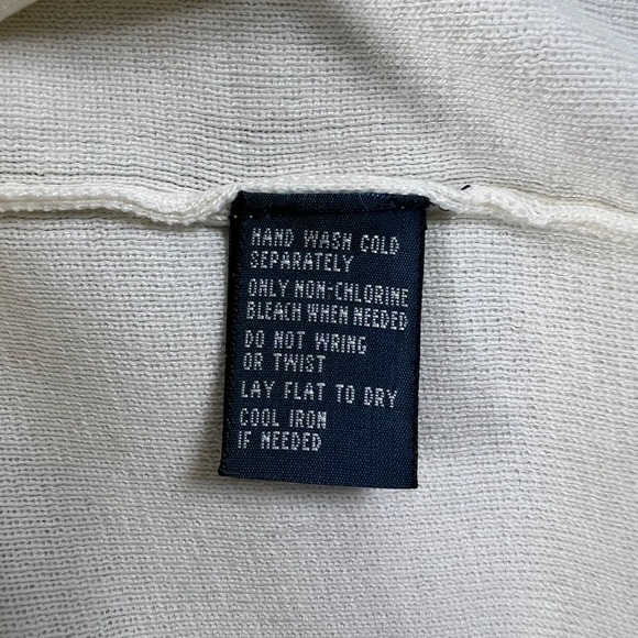 Polo Ralph Lauren Sweater Vest Men's XL Cream Pima Cotton V-Neck Pony Logo NWT - Picture 7 of 10